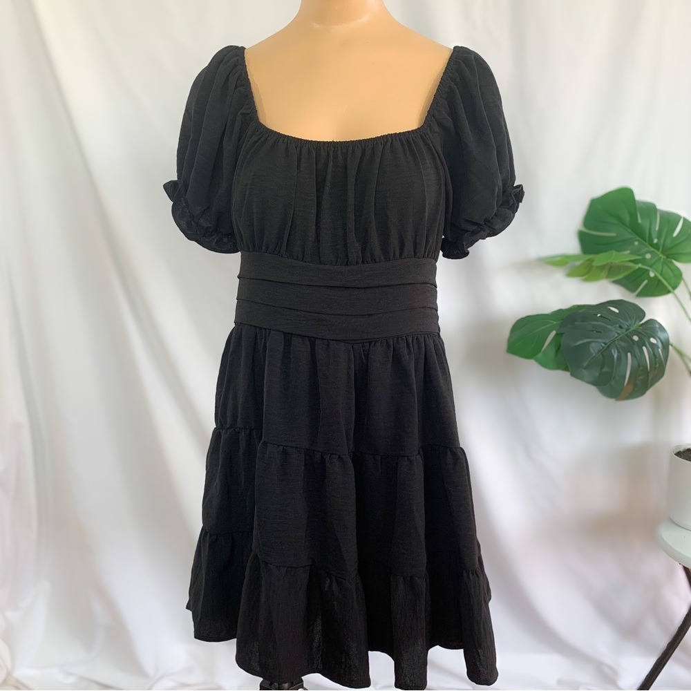 Liberty Love Black Mini Dress Size Large